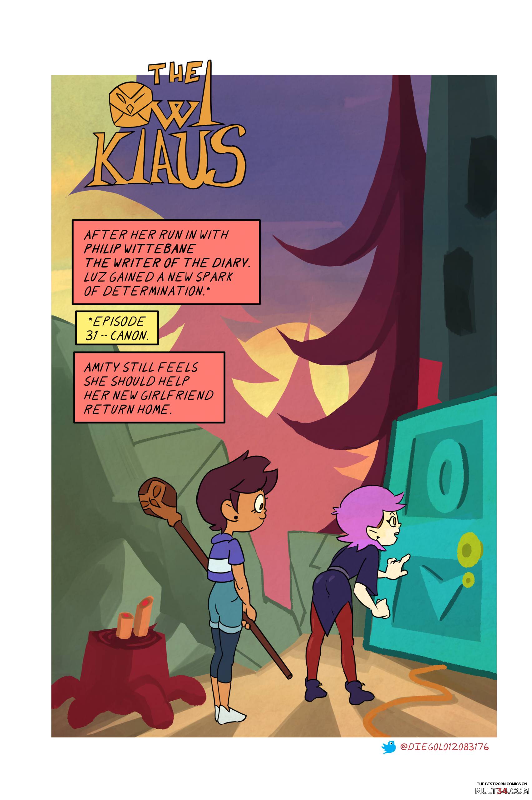 Owl Klaus page 1
