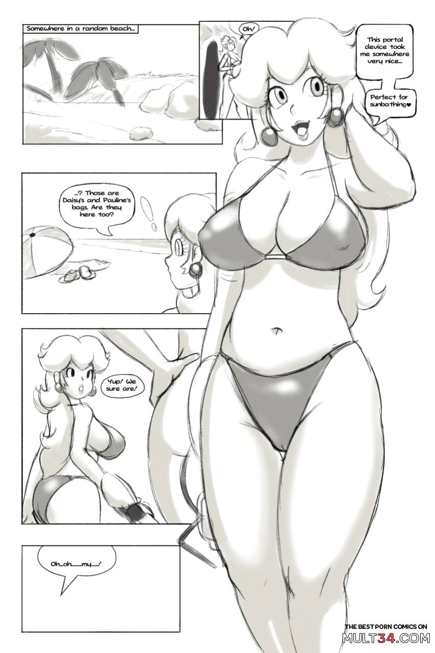 Mario Porn Nude Beach - Peach's Beach Adventure (Super Mario Bros.) porn comic - the best cartoon  porn comics, Rule 34 | MULT34