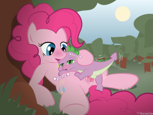 Pinkie Pie and Spike