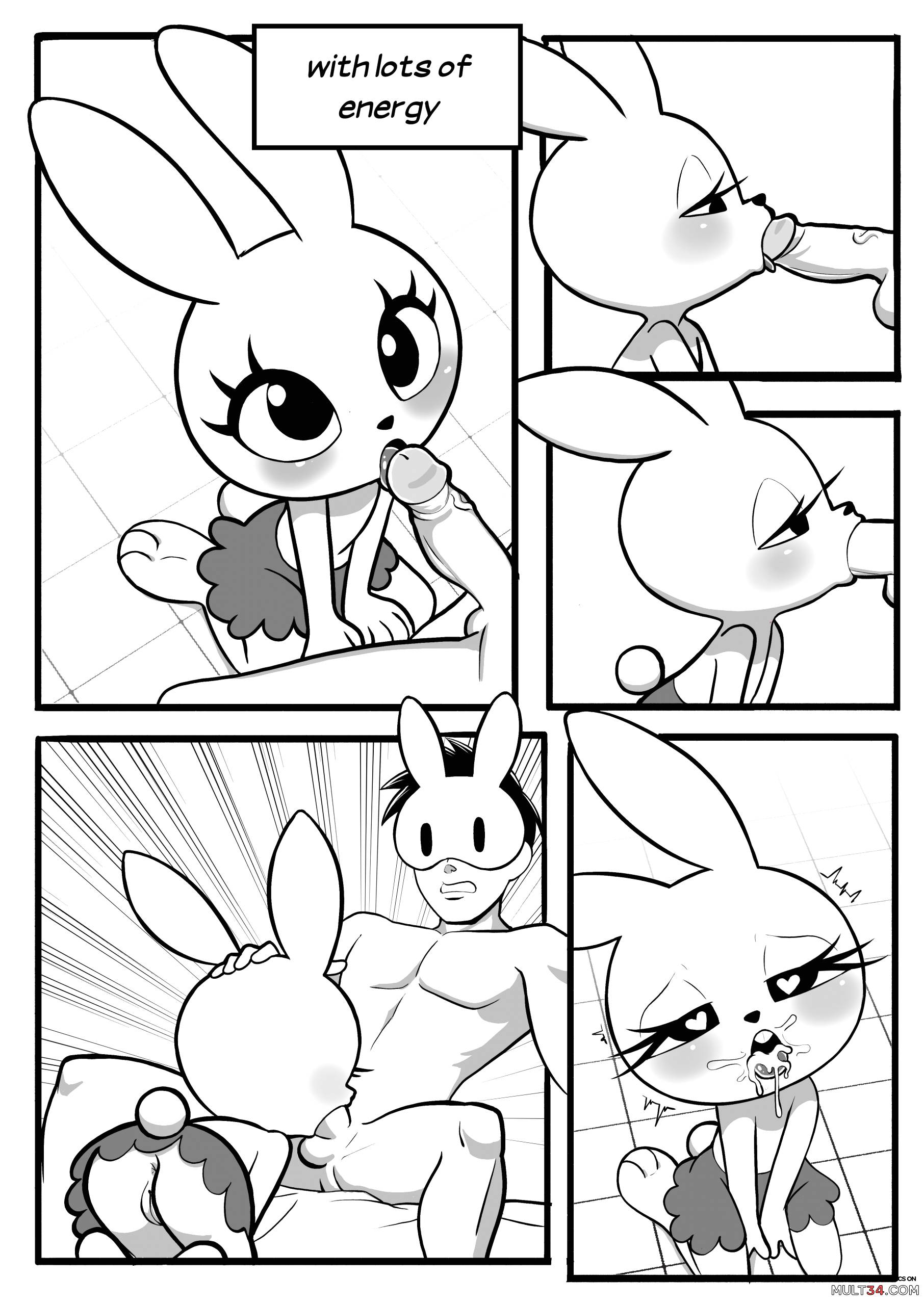 Порно кролики комиксы фото 53