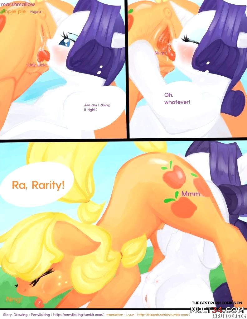 Rarity and Aplejack page 3