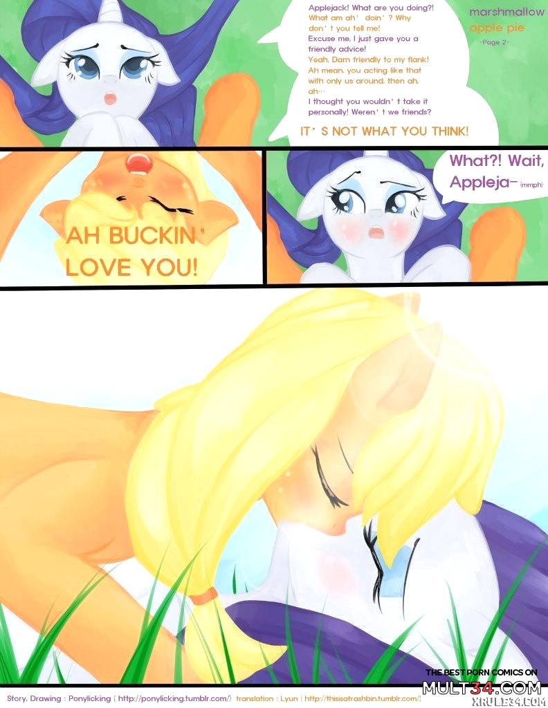 Rarity and Aplejack page 4
