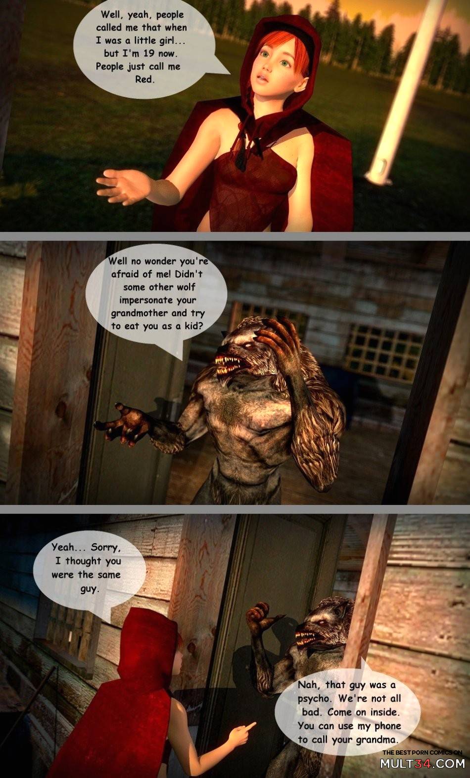 Red - A Little Red Riding Hood Story page 6