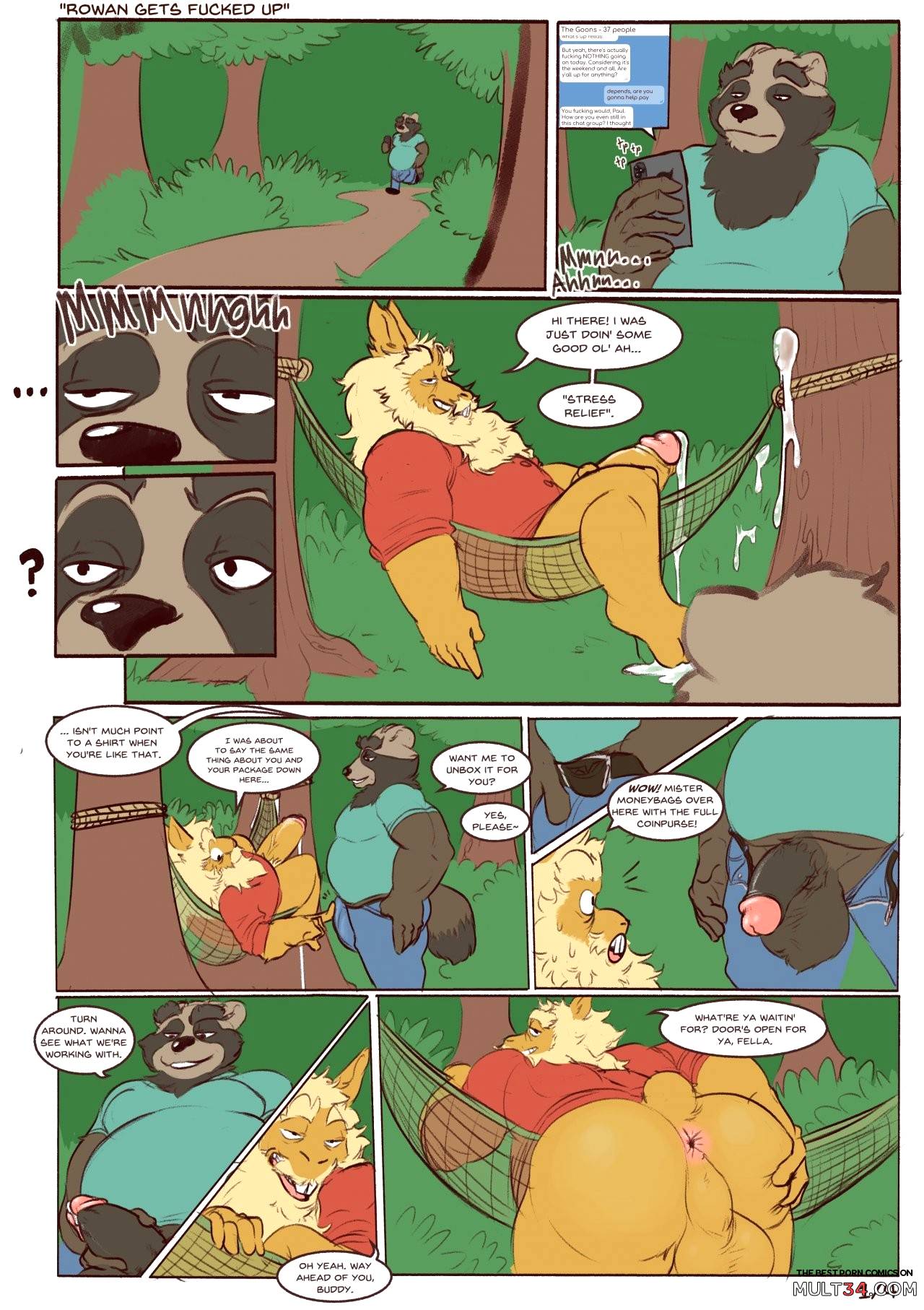 Rowan gets fucked up page 1