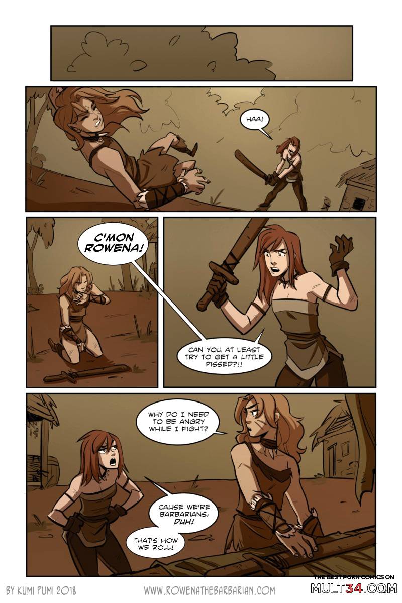 Rowena the Barbarian page 35