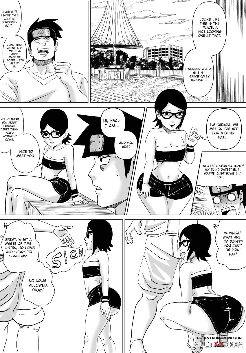 Sarada's Blind Date page 2