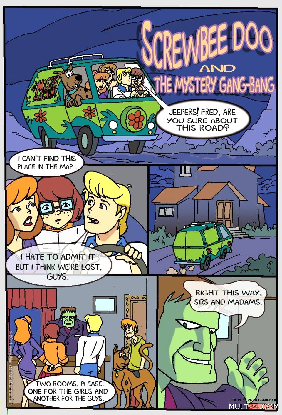 Scooby Doo Monster Porn - SCREWBEE DOO- MYSTERY GANG BANG porn comic - the best cartoon porn comics,  Rule 34 | MULT34