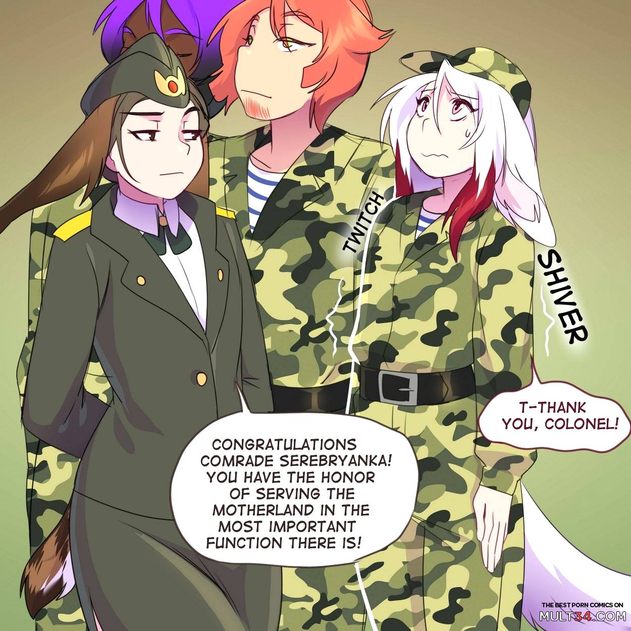 Russian Cartoon Porn - Silver Joins the Russian Army! porn comic - the best cartoon porn comics,  Rule 34 | MULT34