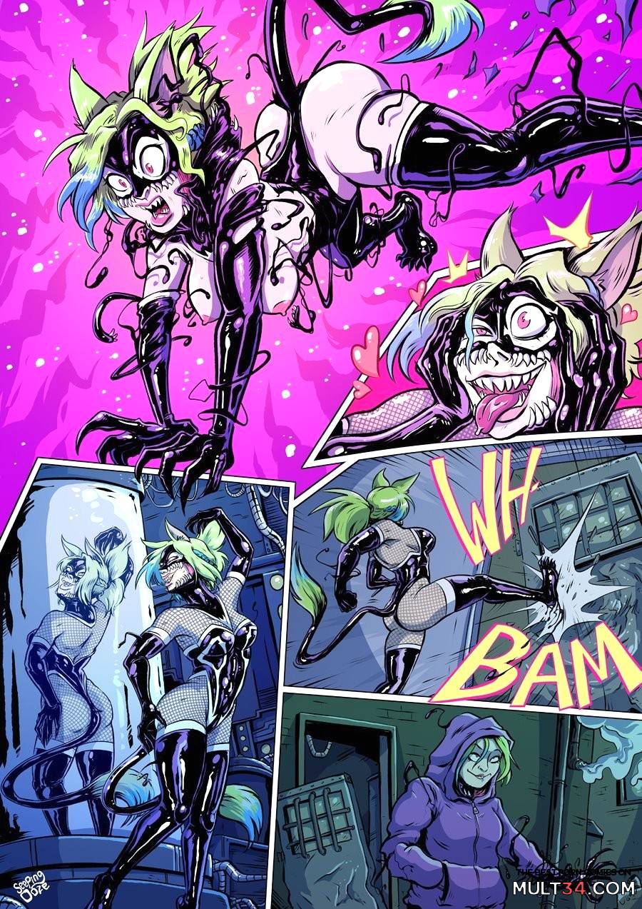 Symbiote Catgirl page 2