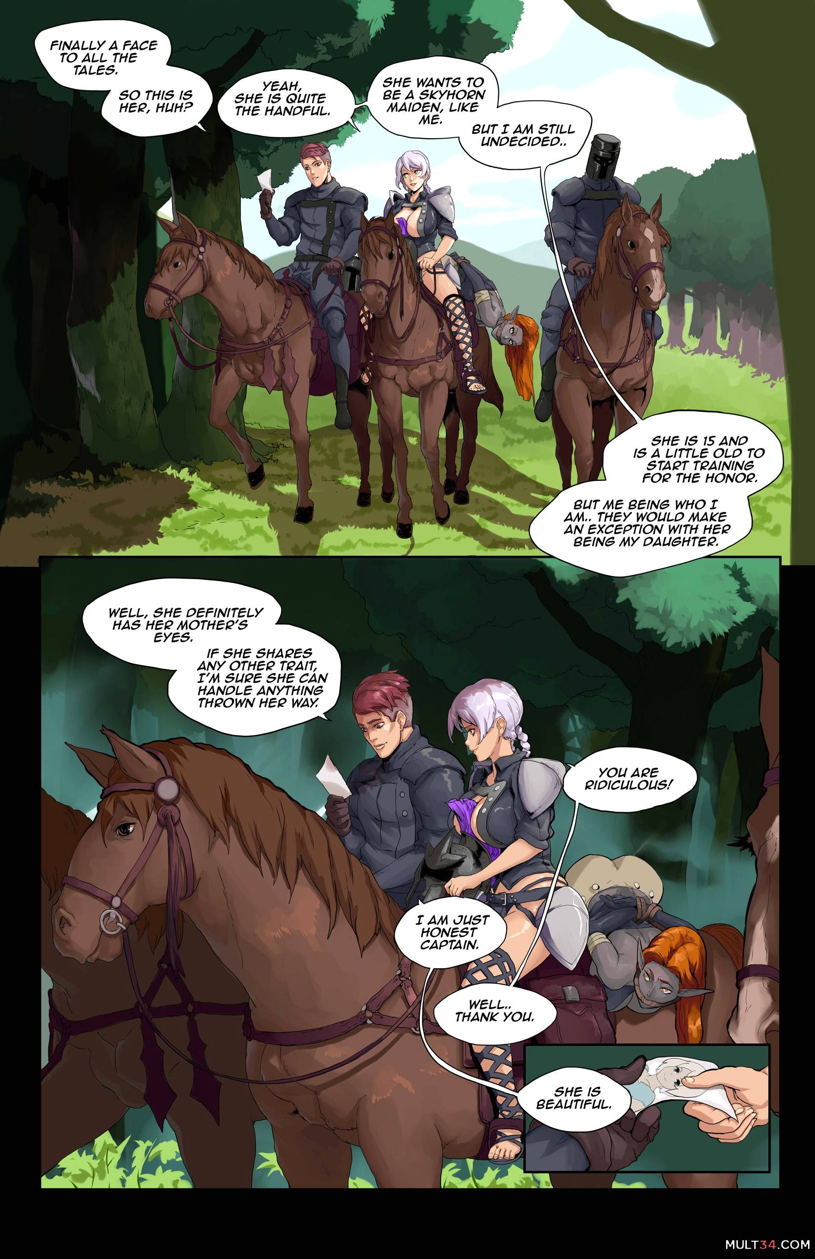 Tales of Beatrix - Knight and Mare page 1
