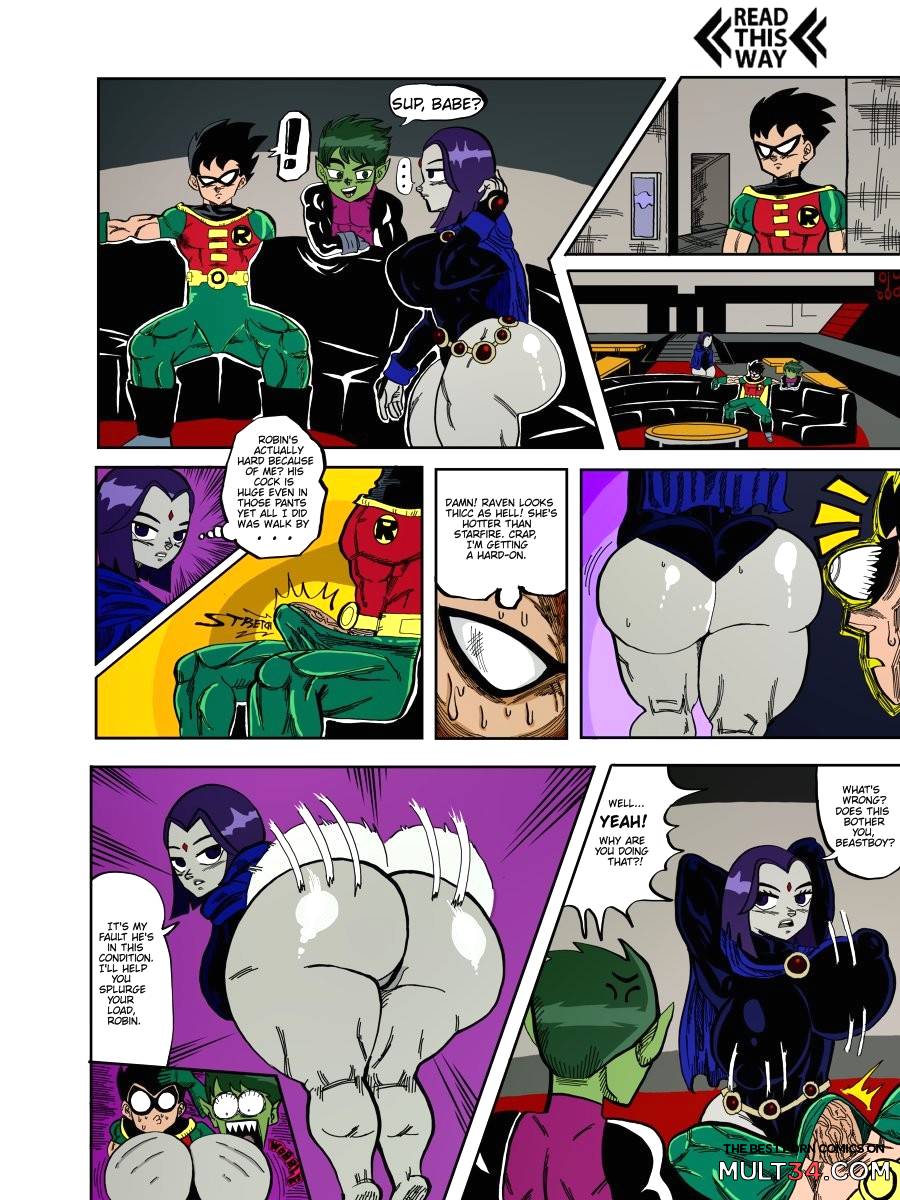 Raven big ass porn comic