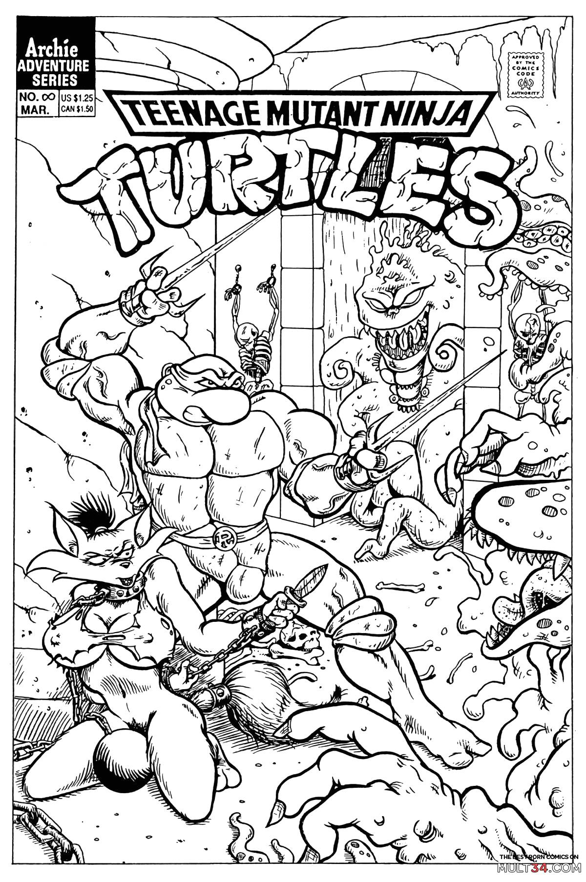 Gay Porn Color Pages - Teenage Mutant Ninja Turtles gay porn comic - the best cartoon porn comics,  Rule 34 | MULT34