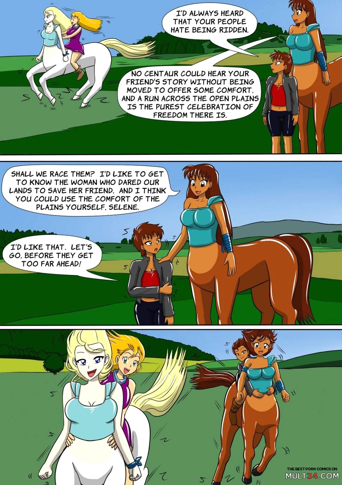 The Centaur's Protective Womb page 14
