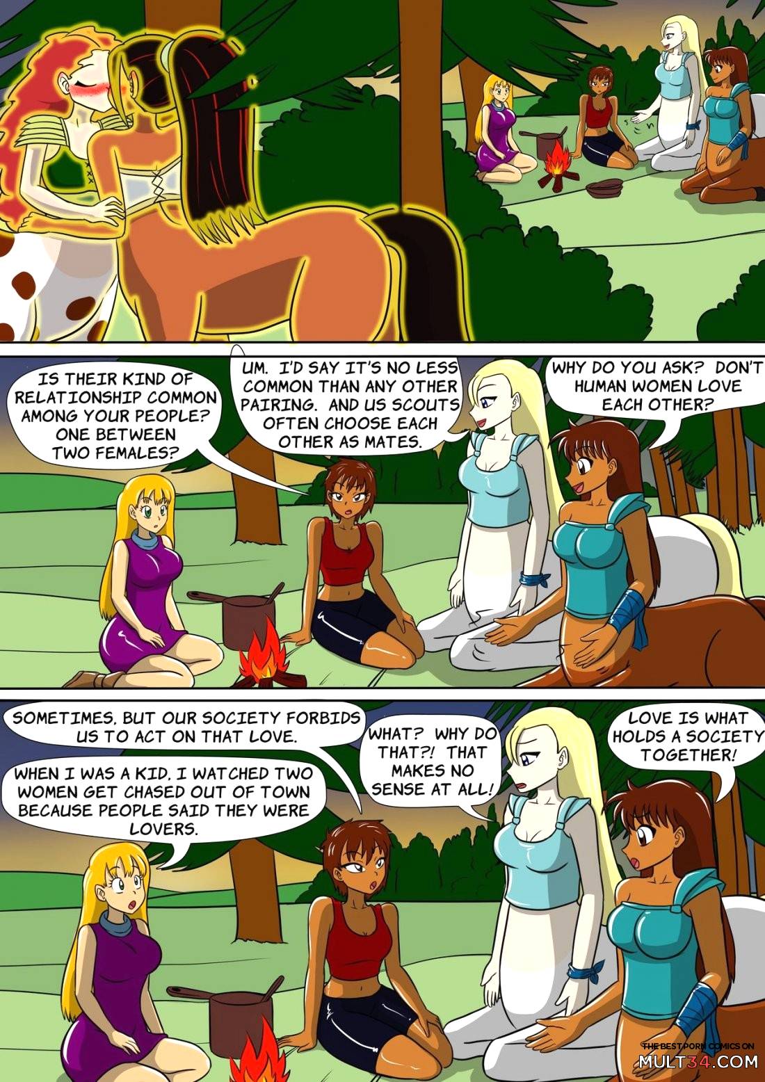 The Centaur's Protective Womb page 16
