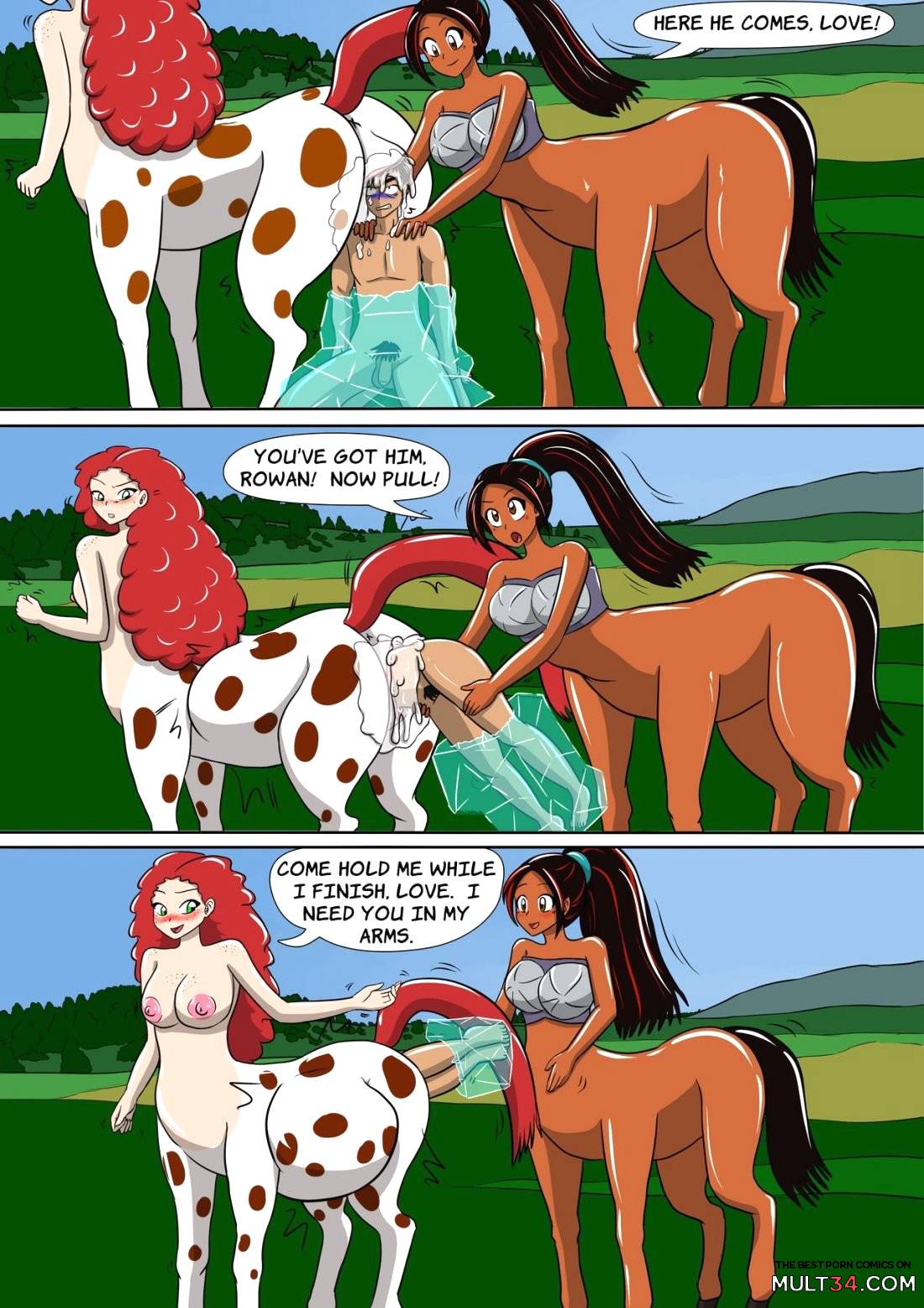 The Centaur's Protective Womb page 8