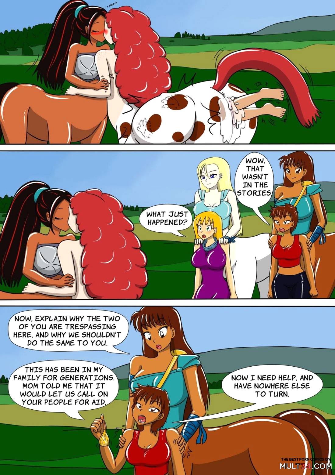 The Centaur's Protective Womb page 9