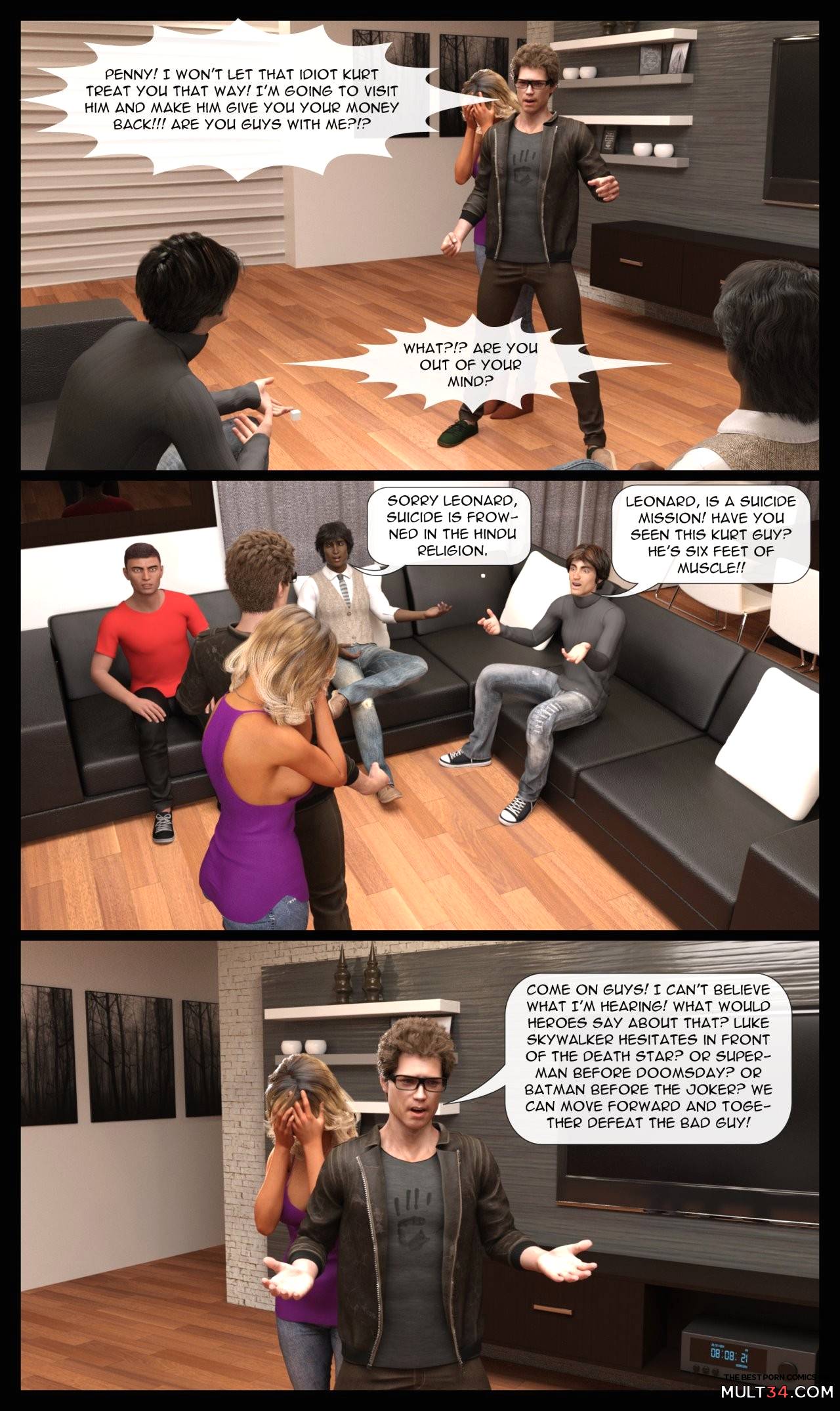 The Gang Bang Theory - Penny´s Rape -Volume 1 page 10