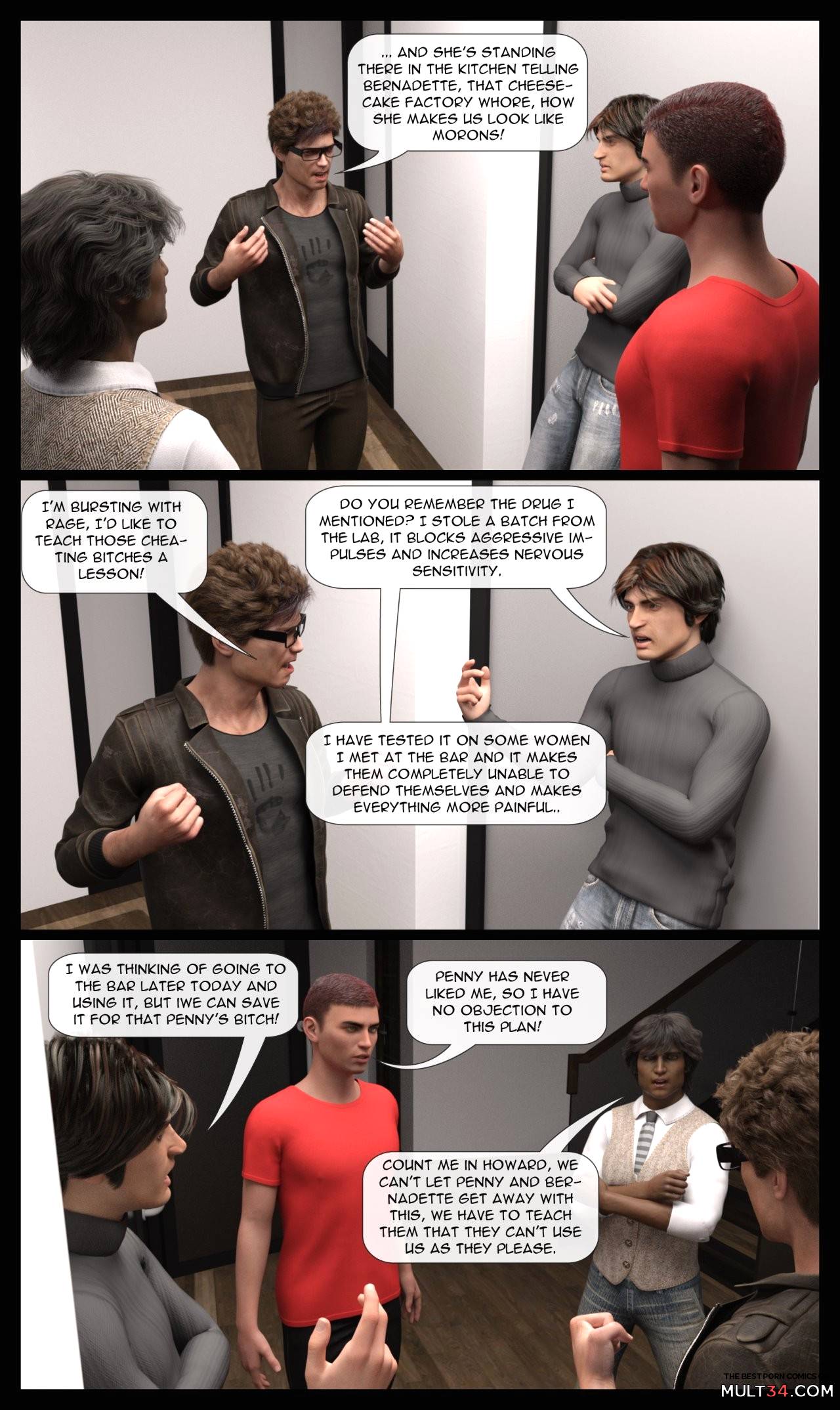 The Gang Bang Theory - Penny´s Rape -Volume 1 page 13