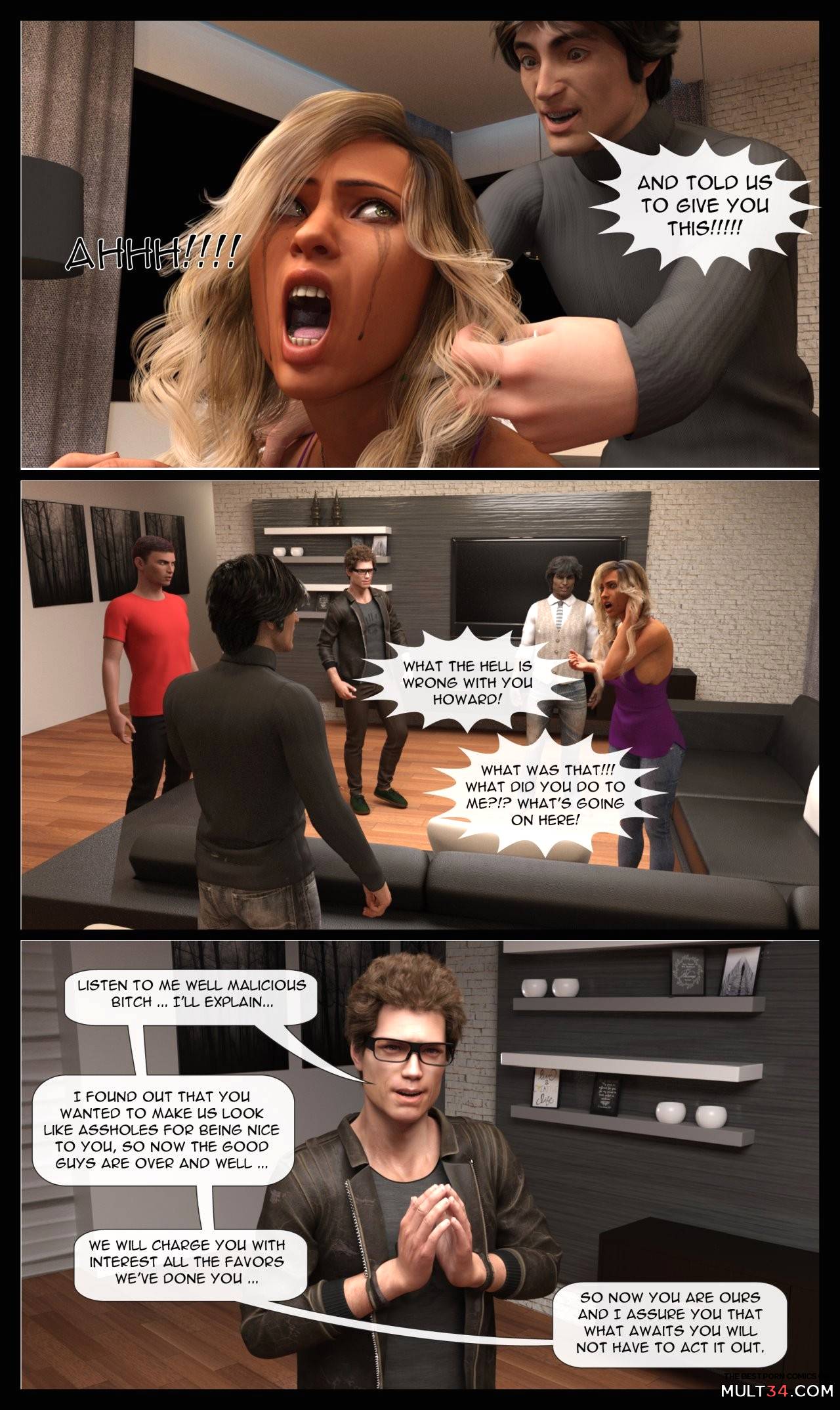 The Gang Bang Theory - Penny´s Rape -Volume 1 page 15