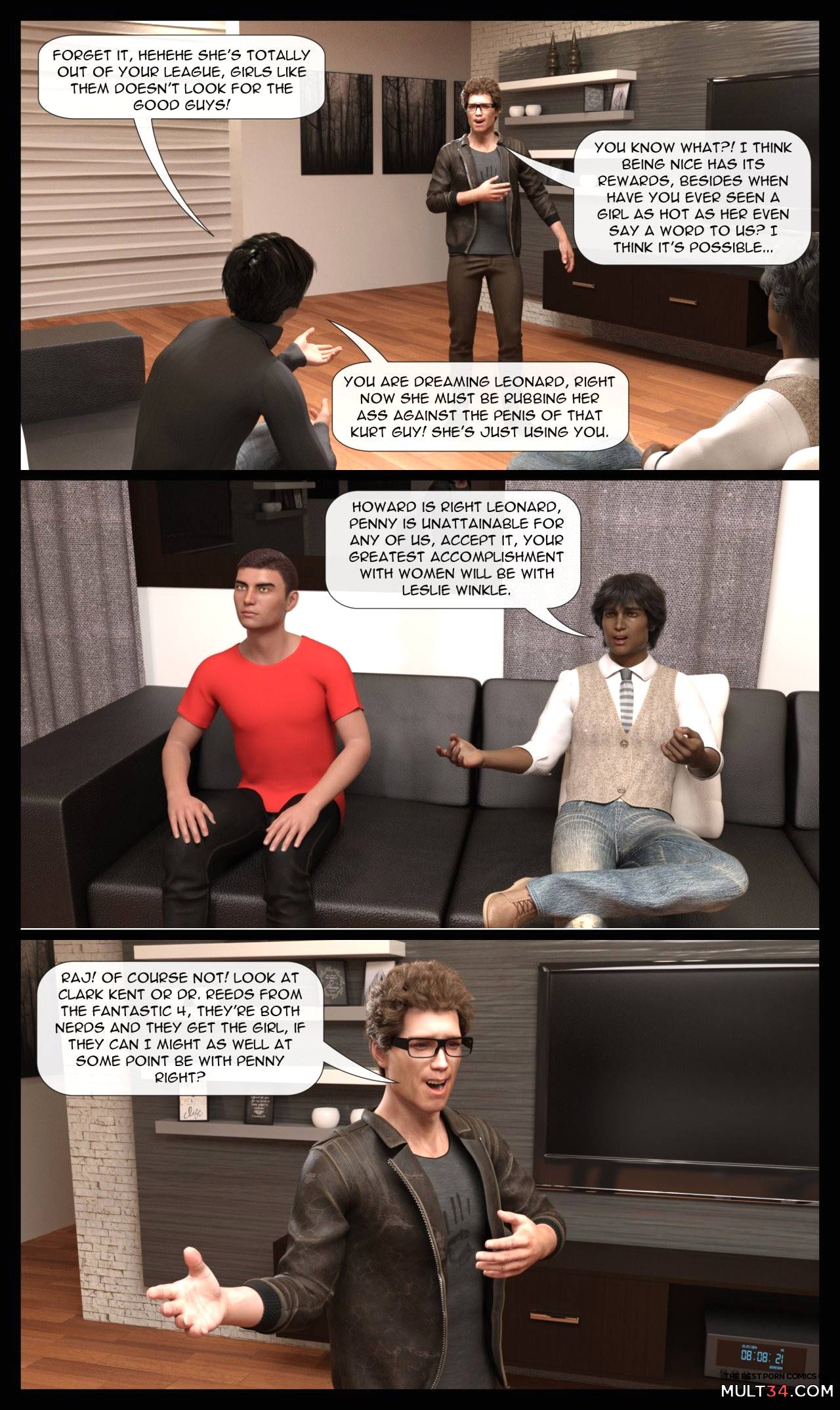 The Gang Bang Theory - Penny´s Rape -Volume 1 page 7