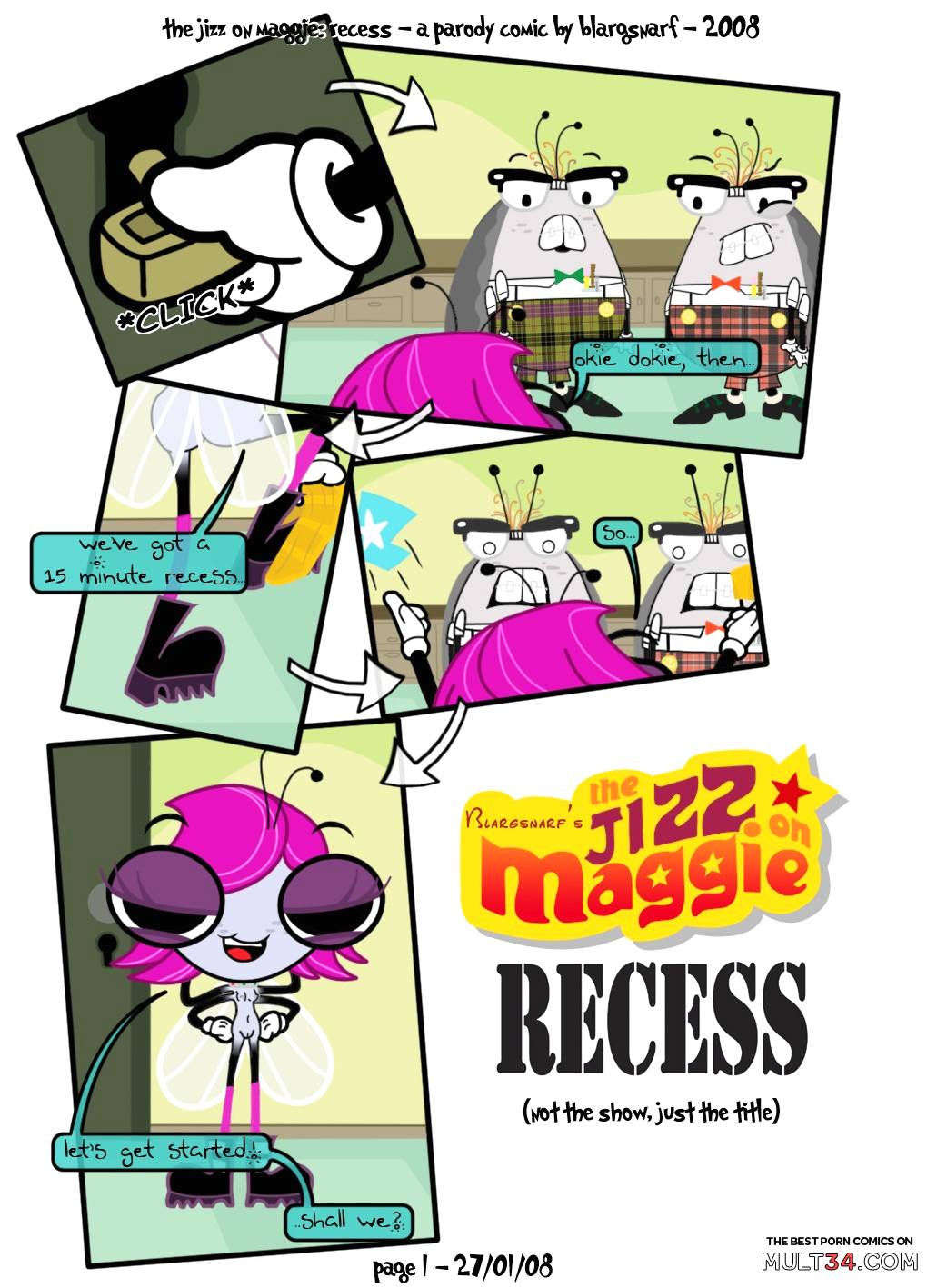 The Jizz on Maggie: Recess page 1