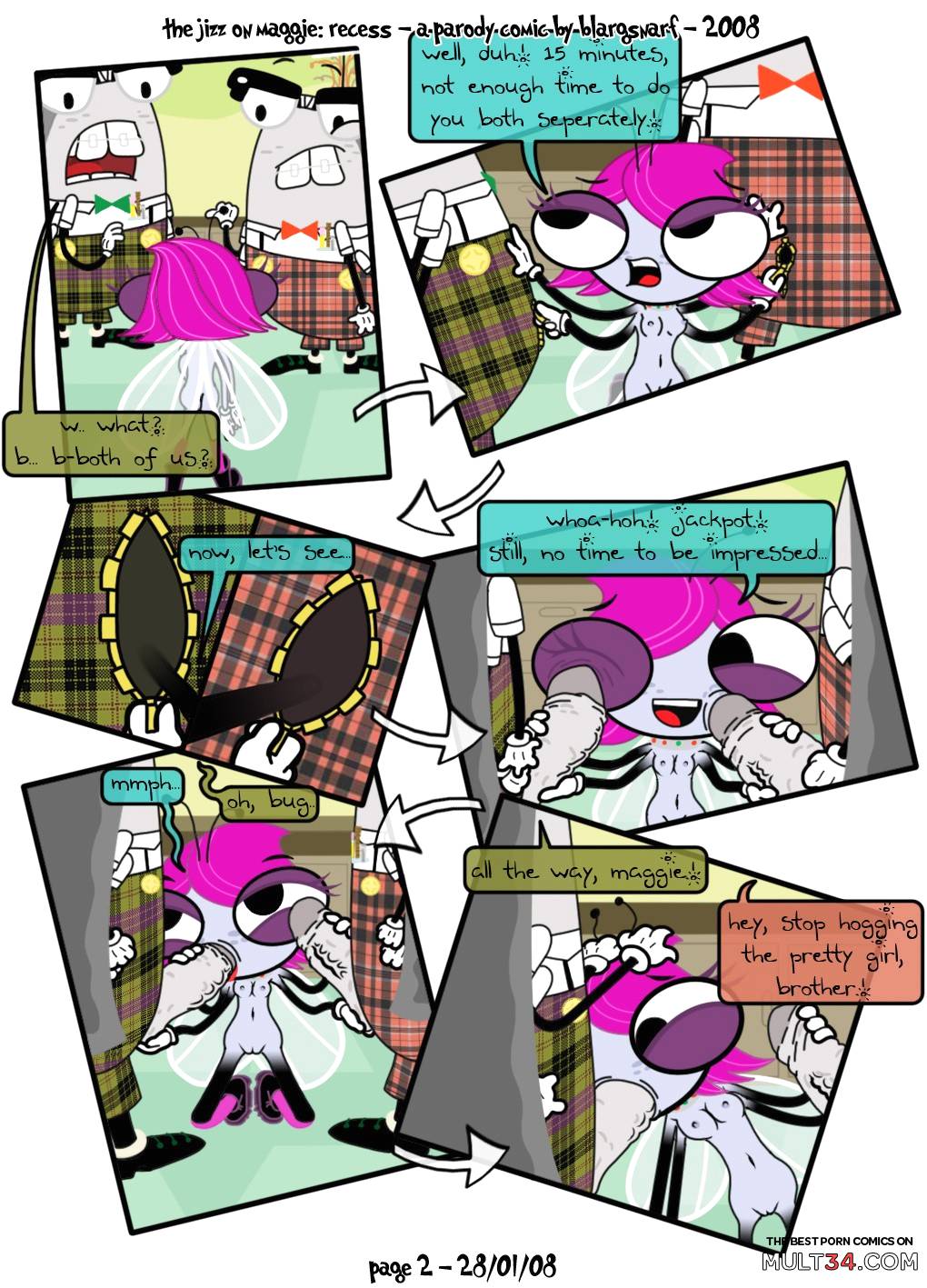 The Jizz on Maggie: Recess page 2
