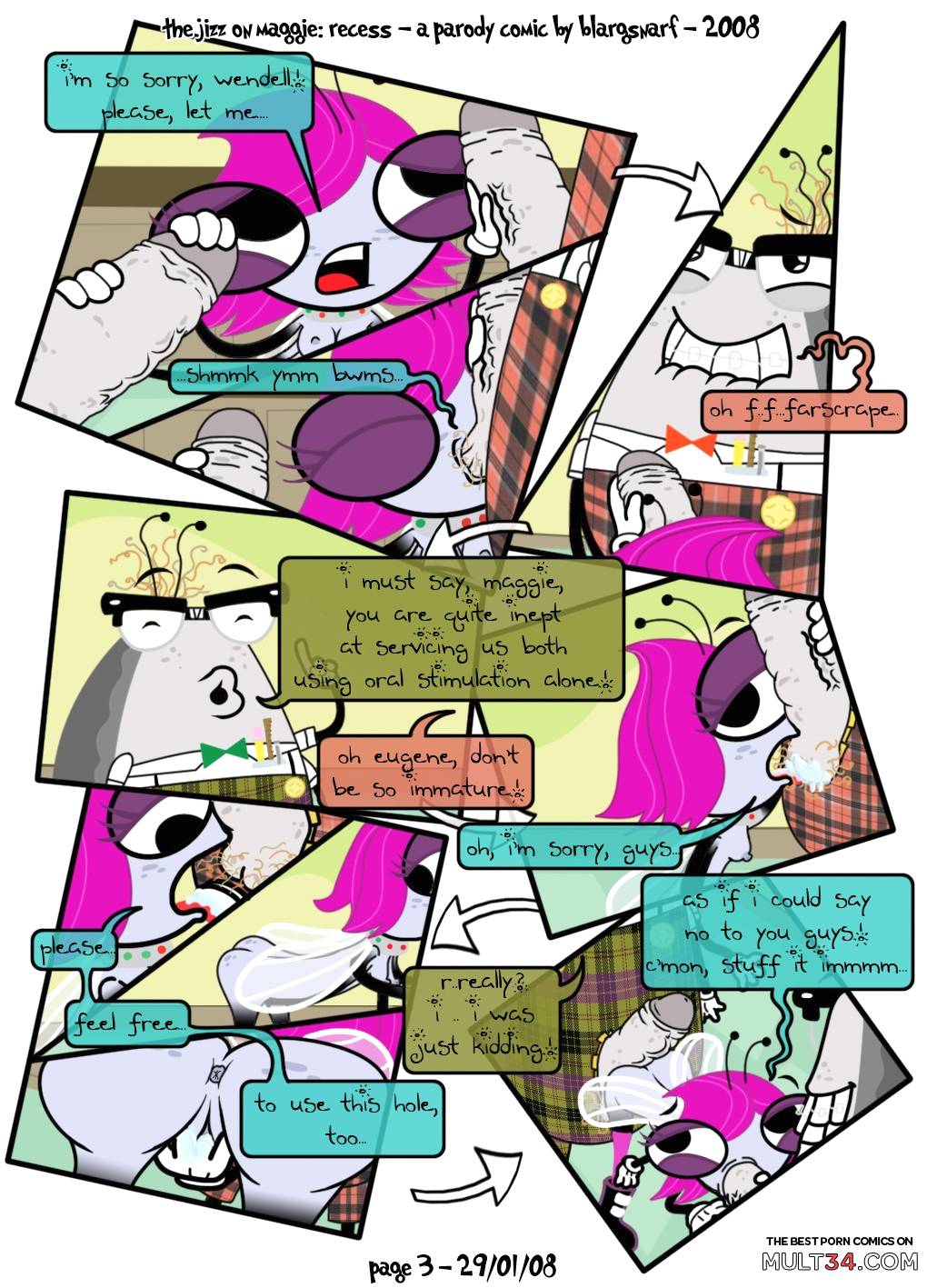 The Jizz on Maggie: Recess page 3