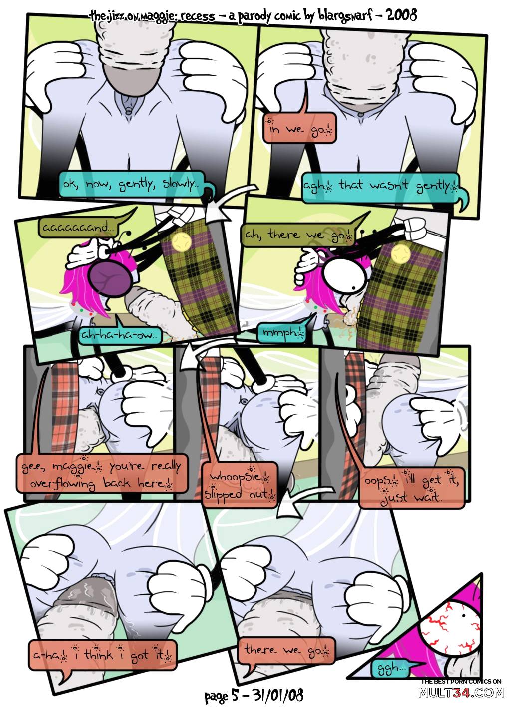 The Jizz on Maggie: Recess page 5