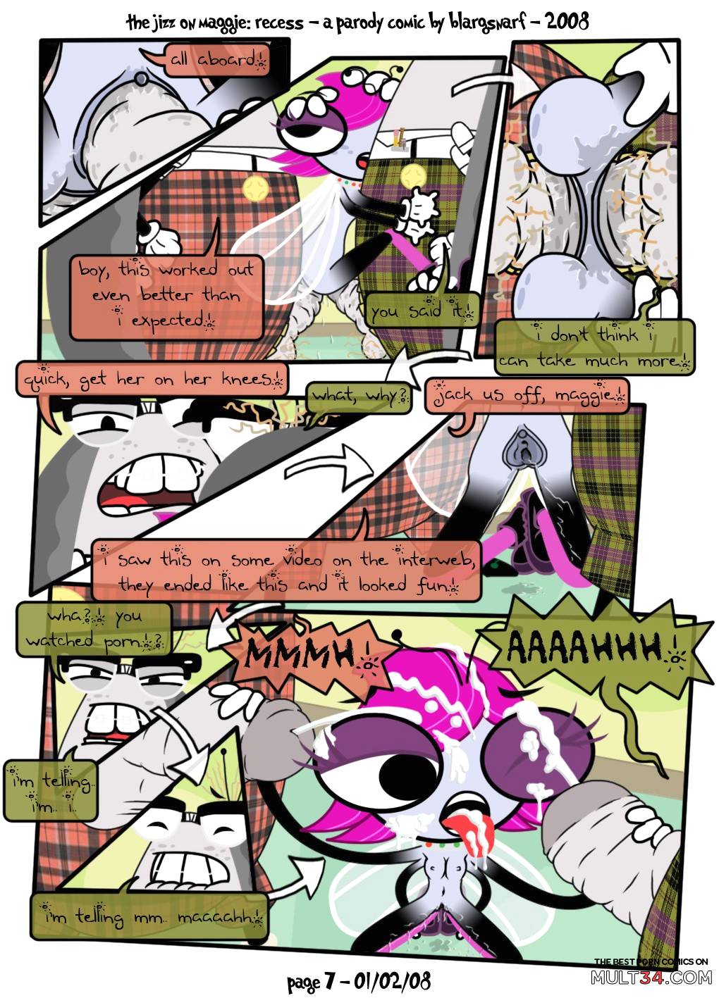 The Jizz on Maggie: Recess page 7