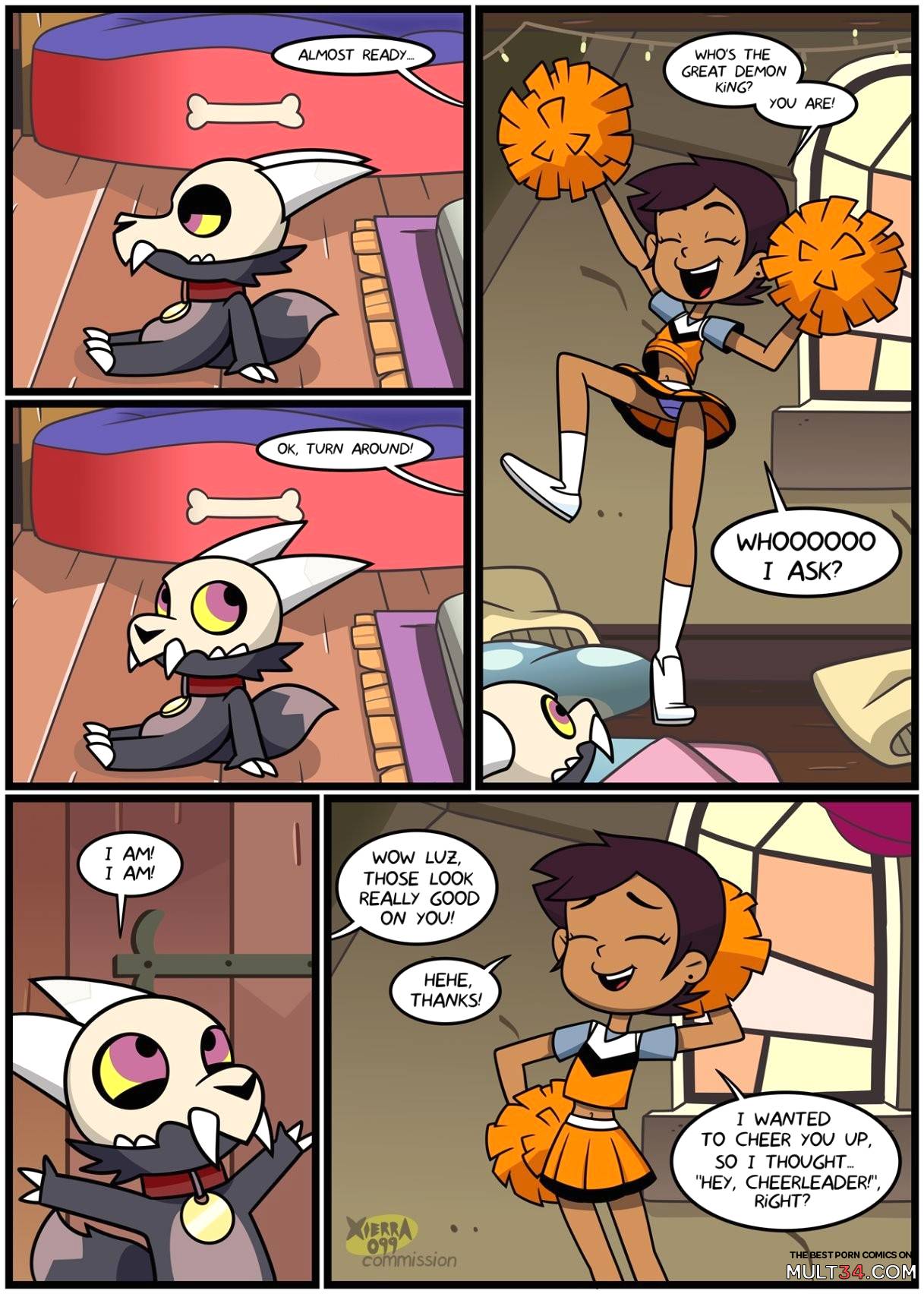 The Owl house - After Dark: King's Cheer up/Dress up party page 3