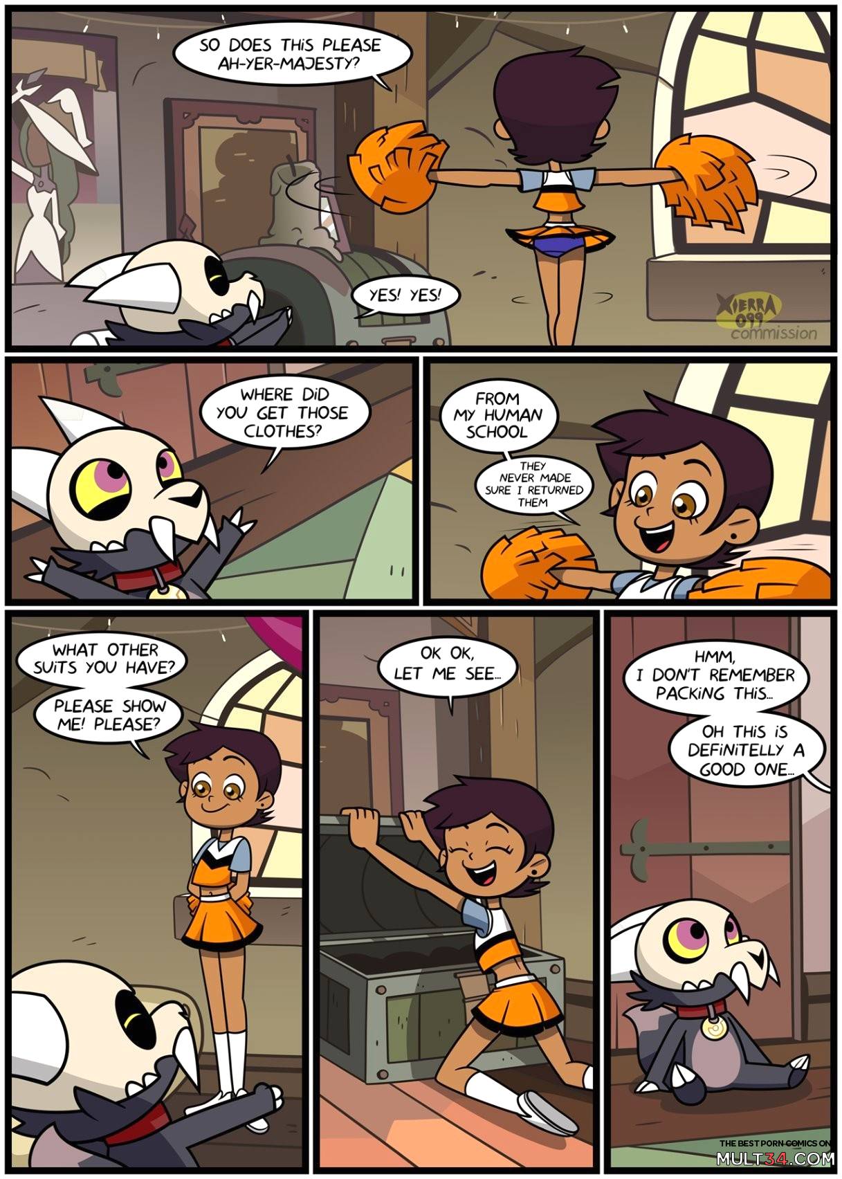 The Owl house - After Dark: King's Cheer up/Dress up party page 4