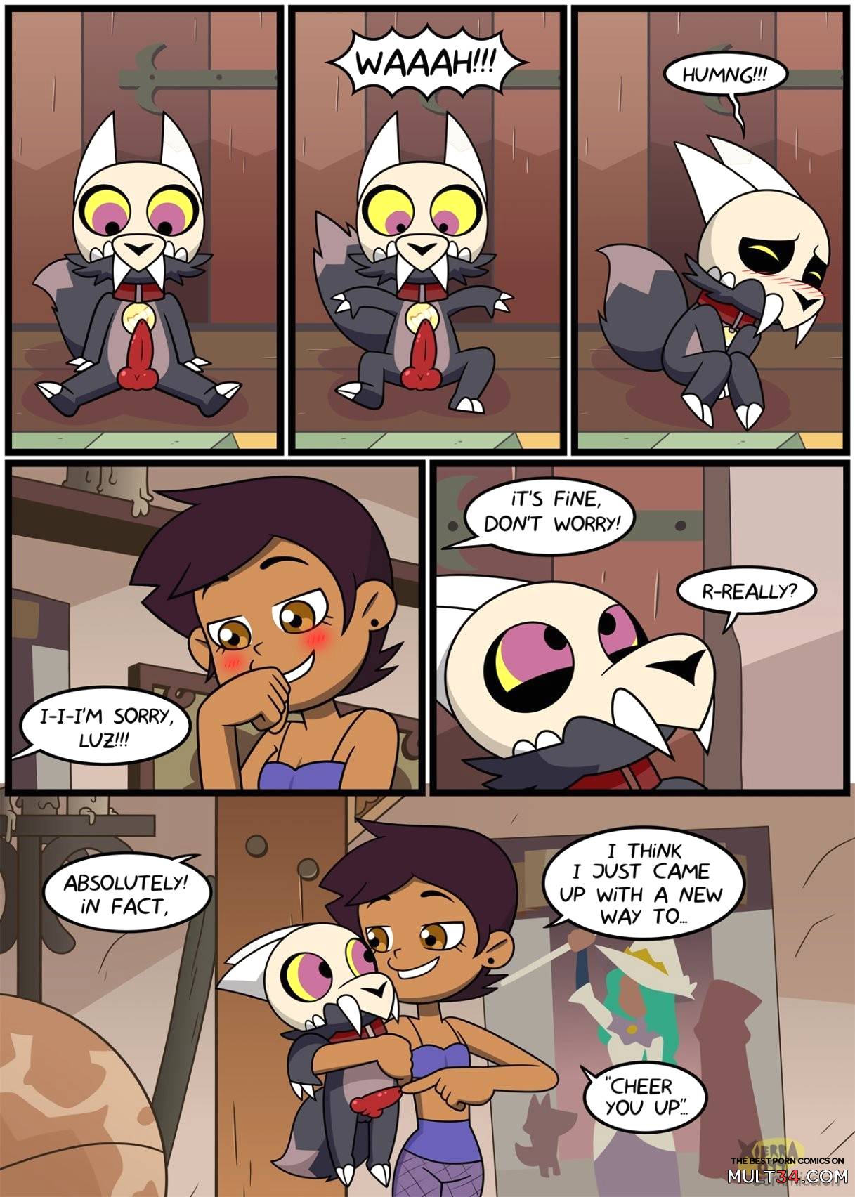 The Owl house - After Dark: King's Cheer up/Dress up party page 7