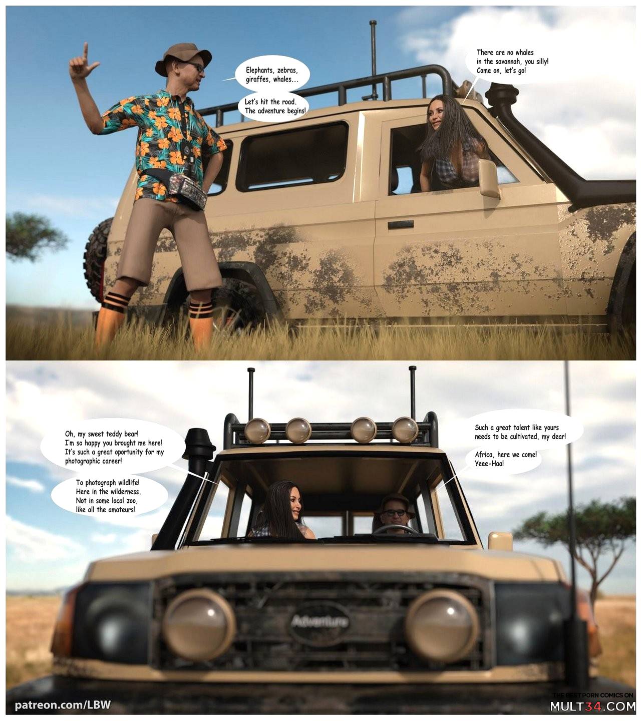 The Safari Adventure page 2