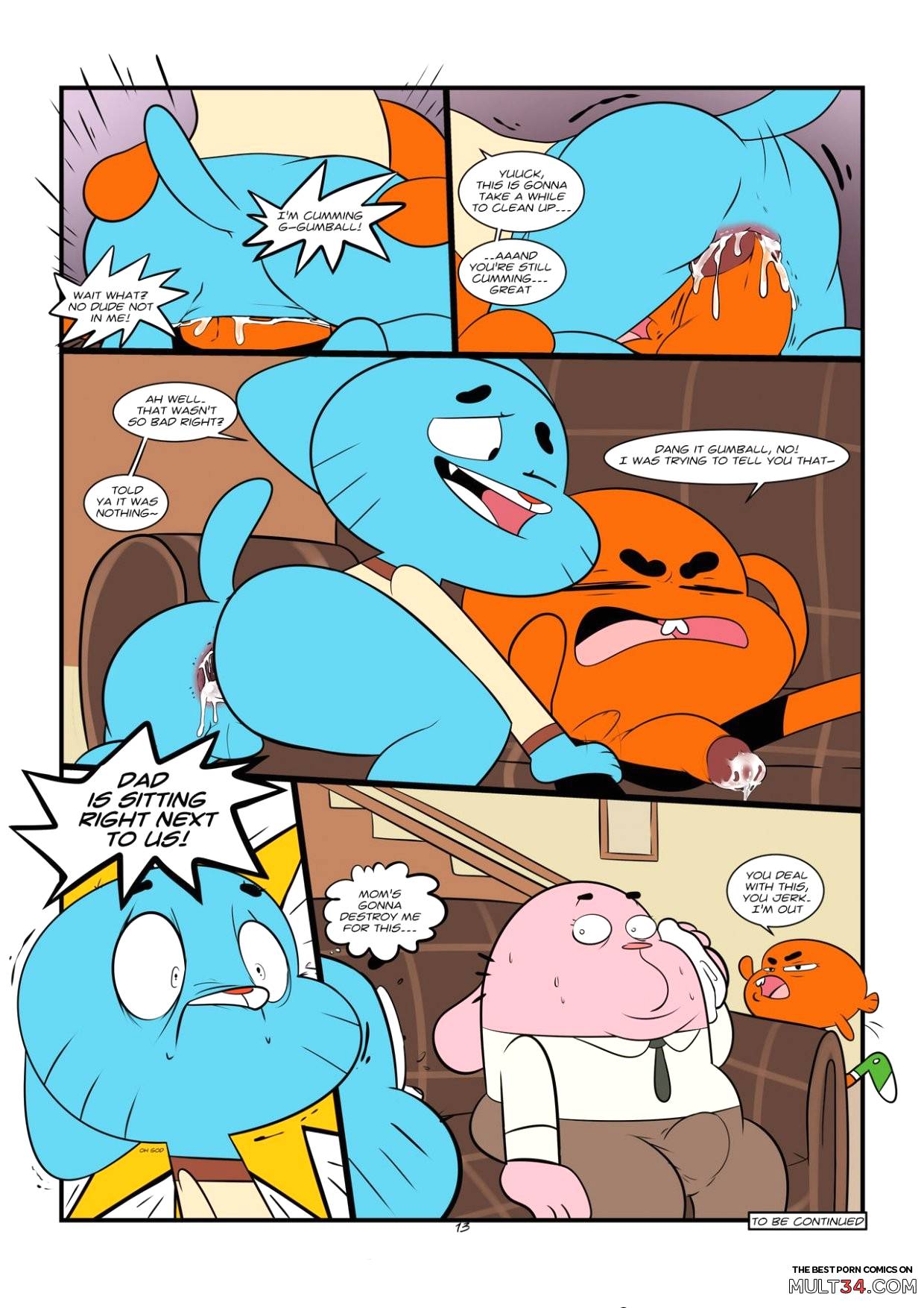 The amazing world of gumball gay sex