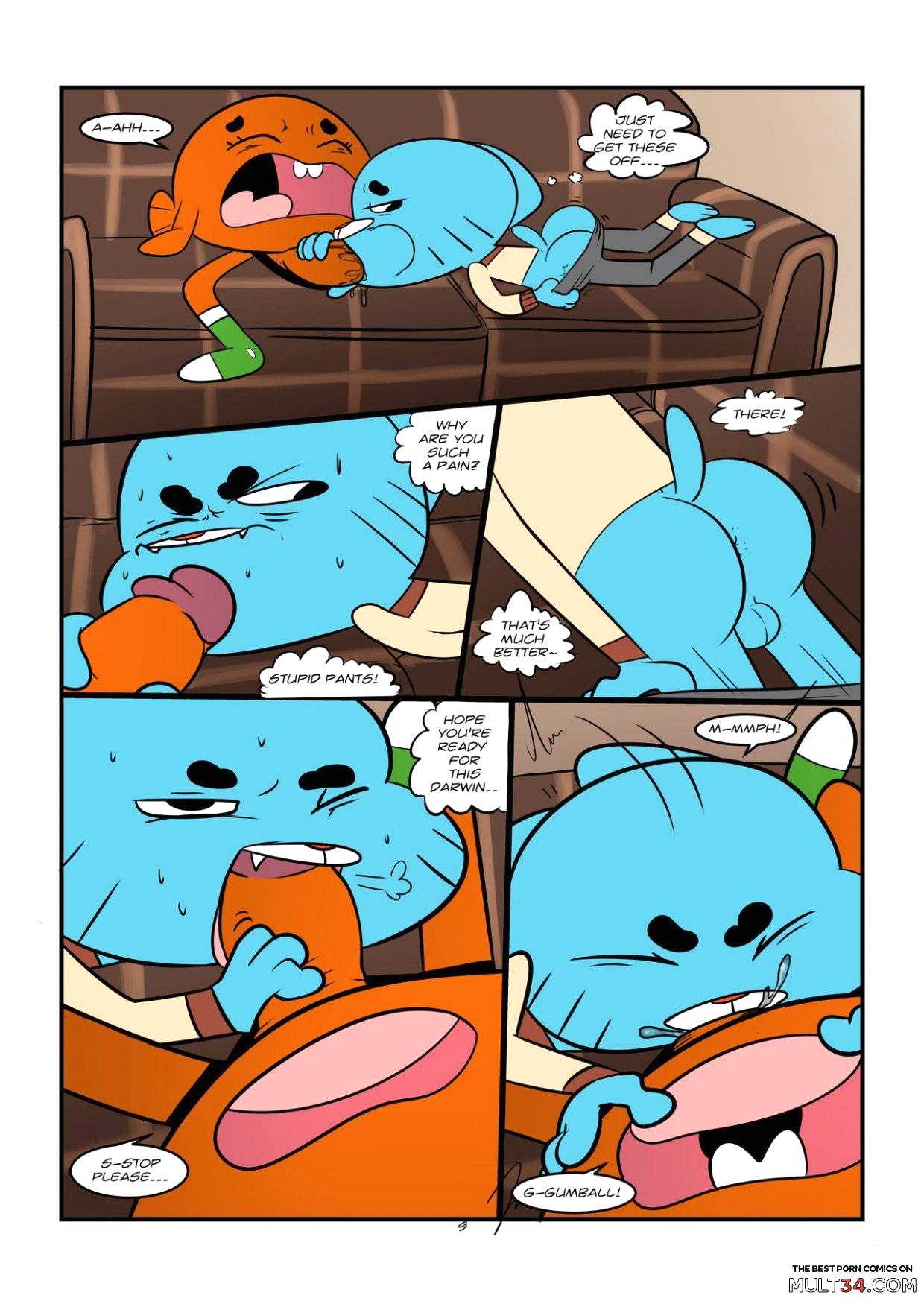 The Amazing World Of Gumball Comics Porn - The Amazing World Of Gumball Gay Porn | Gay Fetish XXX
