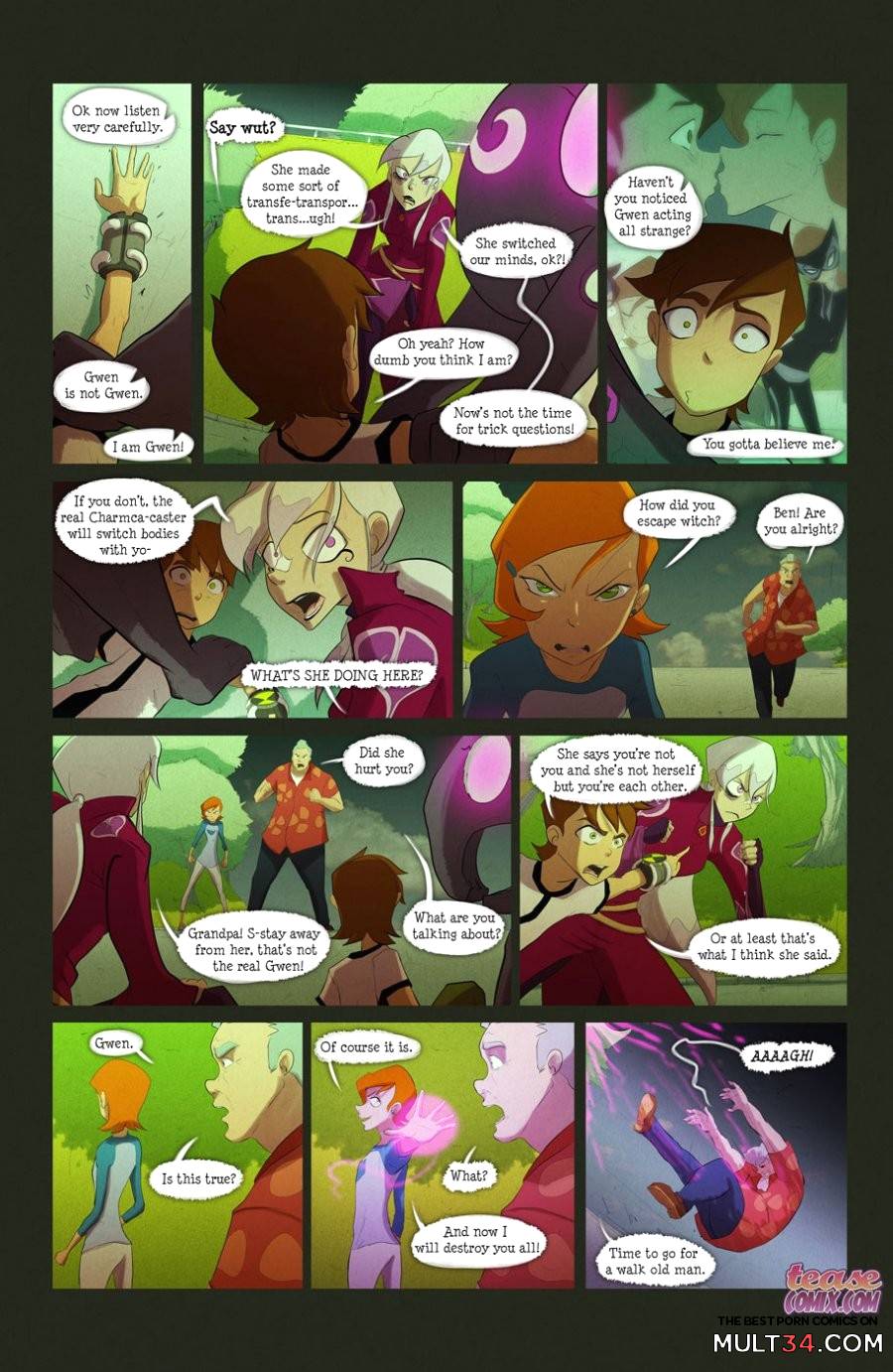 The witch with no name (Ben 10) page 62