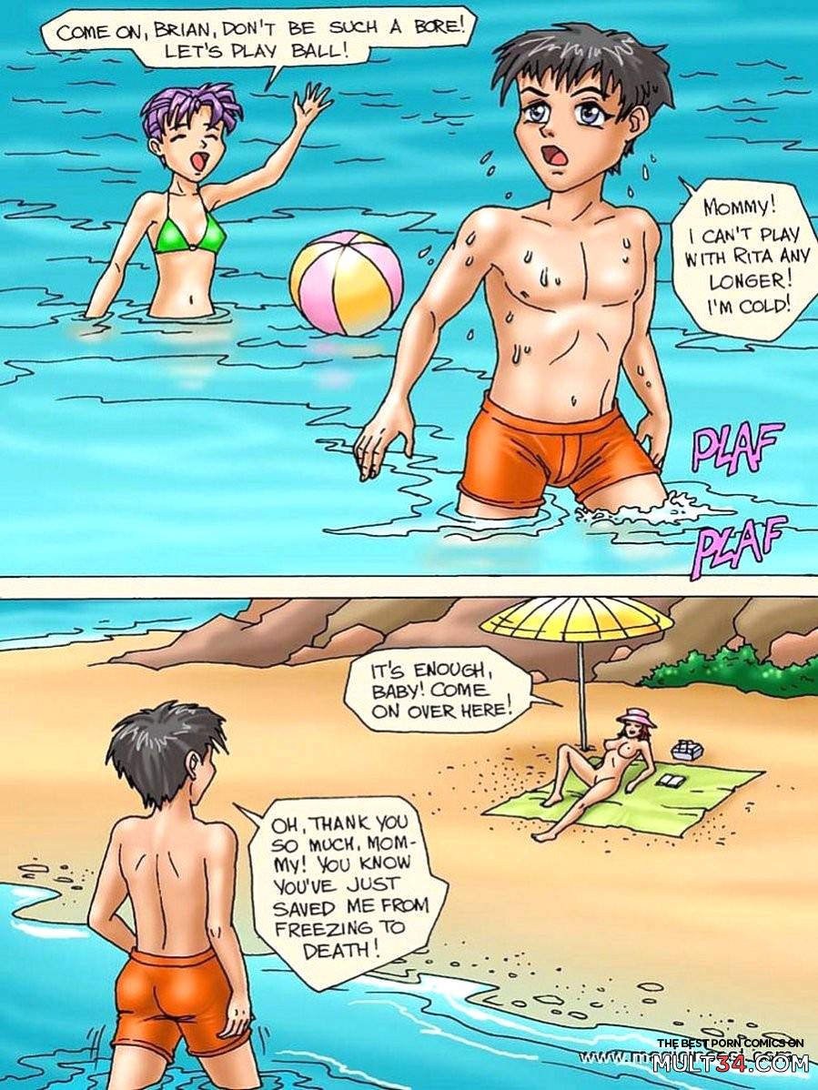 Threesome in the nude beach porn comic - the best cartoon porn comics, Rule  34 | MULT34