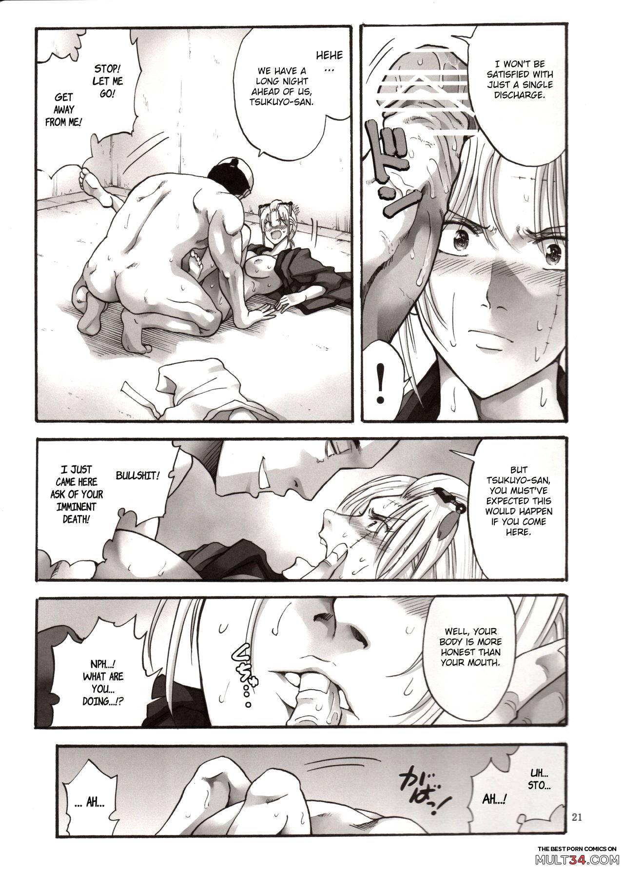 Tsukuyo you talking about nasty things 4 page 20
