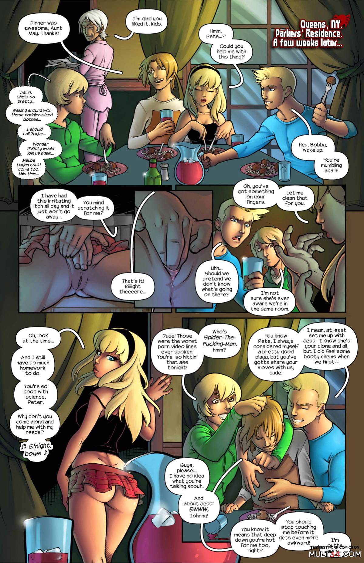Ultimate Spider Sex - Ultimate Spider-Man XXX 11 - Spidercest porn comic - the best cartoon porn  comics, Rule 34 | MULT34