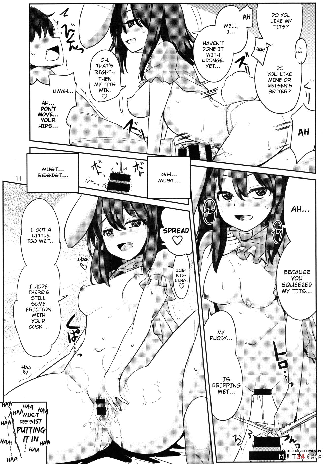 Uwaki Shite Tewi-chan to Sex Shita page 8