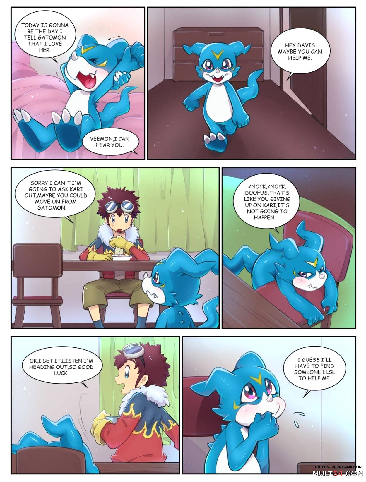 Veemon's Happy day page 2