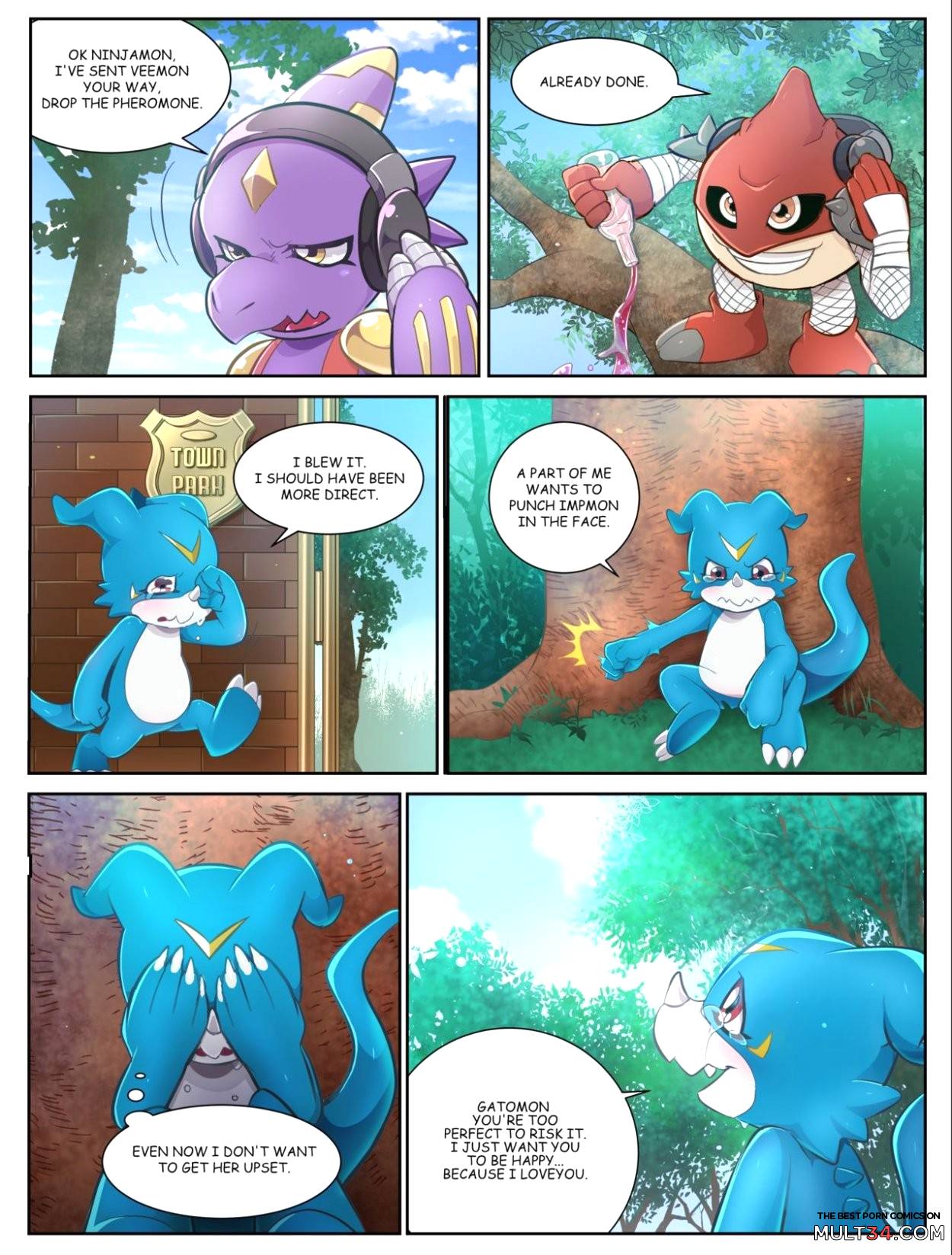Veemon's Happy day page 5