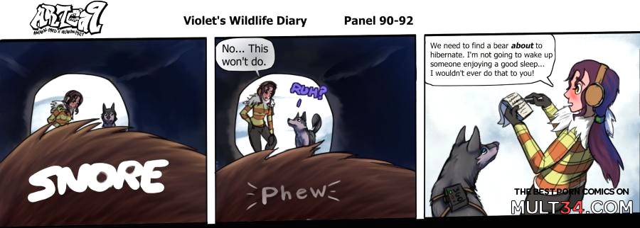 Violets Wildlife Diary page 35