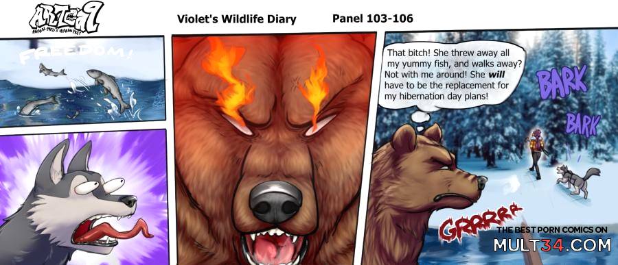Violets Wildlife Diary page 40