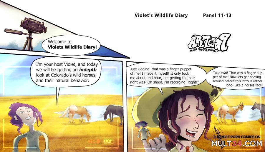 Violets Wildlife Diary page 5