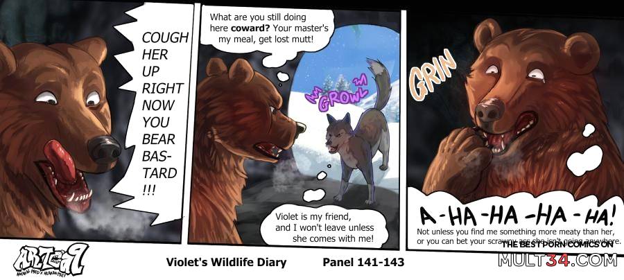 Violets Wildlife Diary page 54