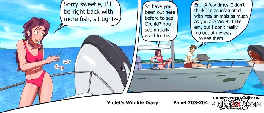 Violets Wildlife Diary page 76