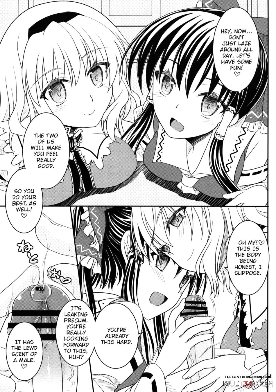 With Reimu and Alice. page 2
