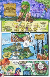 Zelda Four Sword page 1