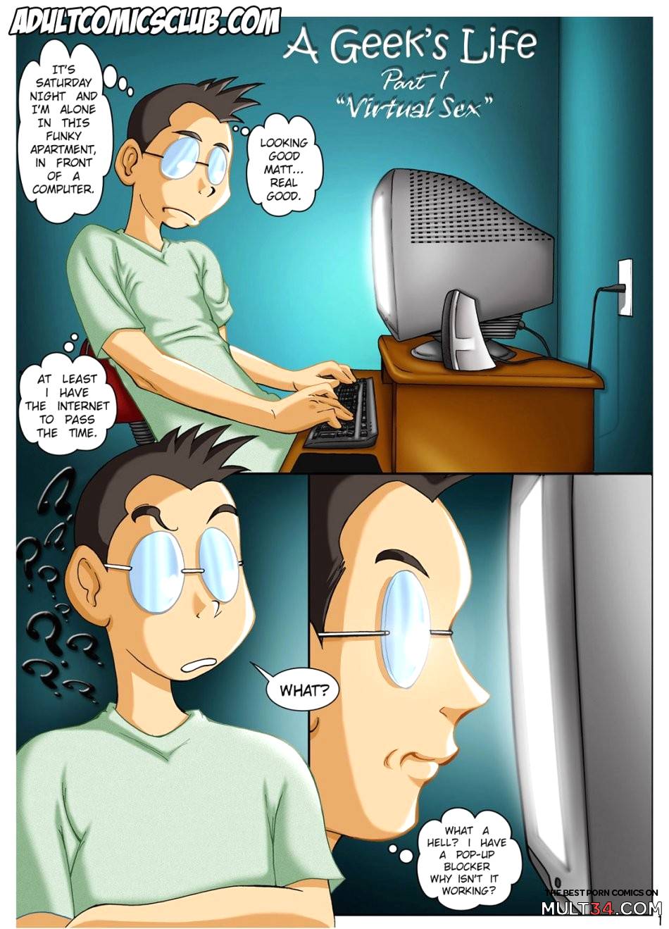 950px x 1319px - A Geek's Life porn comic - the best cartoon porn comics, Rule 34 | MULT34